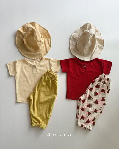 AOSTA18｜(6m-5y) 8款涼爽鬆緊束腳褲7