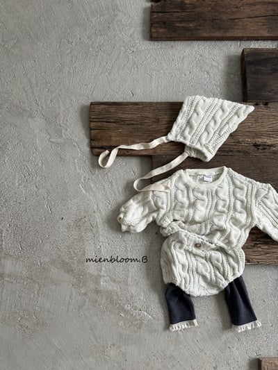 Bloom.b20｜(0m-24m/85cm-125cm) 天鵝絨蕾絲內搭褲6