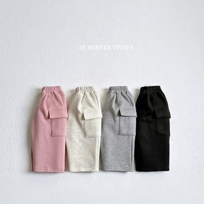 vivid14｜(78cm-125cm) 口袋工裝棉褲1