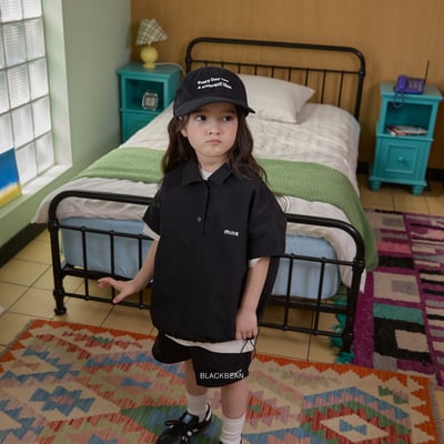 BEAN29｜(84-120cm) 立領字母休閒上衣8