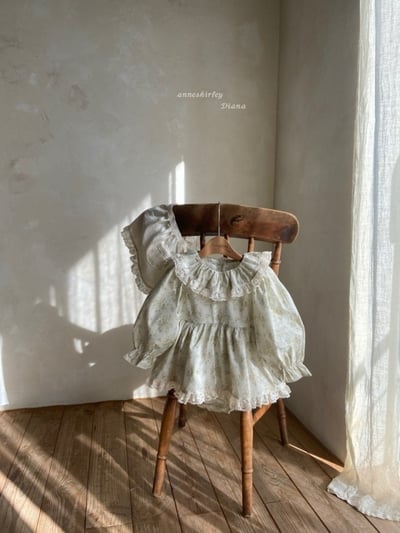 Anne Shirley06｜(3m-22m) 2色蕾絲花邊領包屁洋裝6