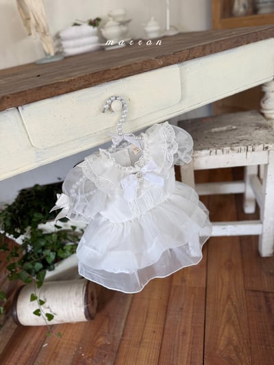 Marron04｜(3m-18m 1y-6y) 氣質蕾絲公主裙裝17