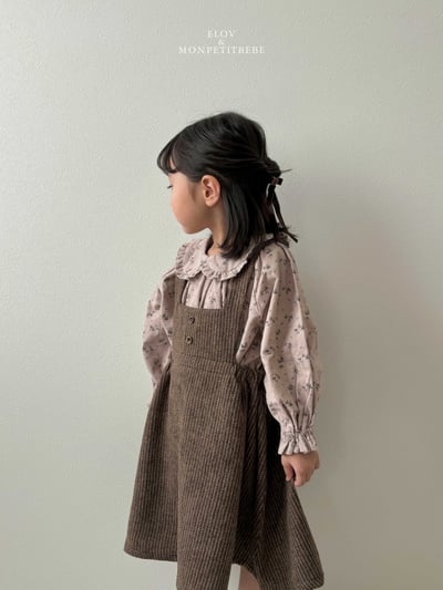 Monpetitbebe09｜(70cm-110cm) 復古吊帶洋裝15