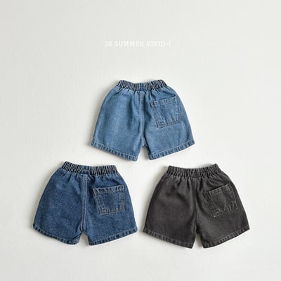 vivid113｜(78cm-125cm) 3款基本款牛仔短褲3