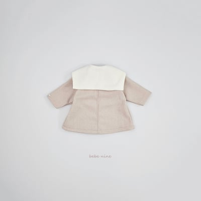 bebe nine47 (65cm-115cm) 2色法式翻領大衣外套12