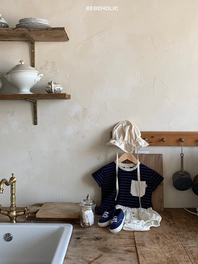 Bebe holic47｜(3m-18m) 口袋條紋上衣10