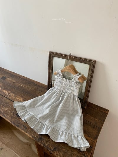 Anne Shirley25｜(1y-5y-mom) 2色格紋抓皺洋裝7