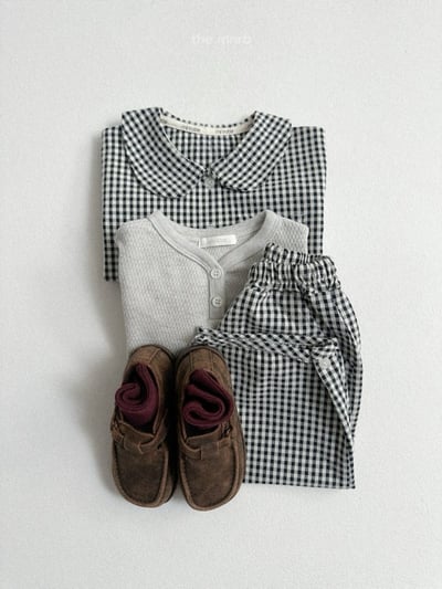 MiniRobe23｜(70-110) 有領口袋襯衫12