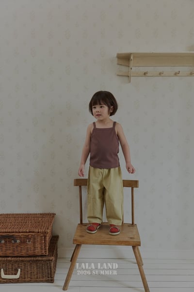 lala land65｜(75-120cm) 4色素面棉質長褲13
