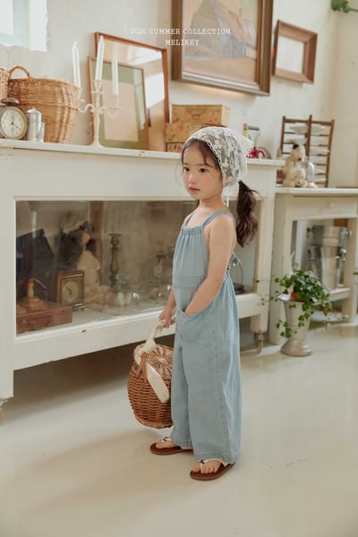 Melikey03｜(75-125cm) 愛心口袋吊帶長褲19