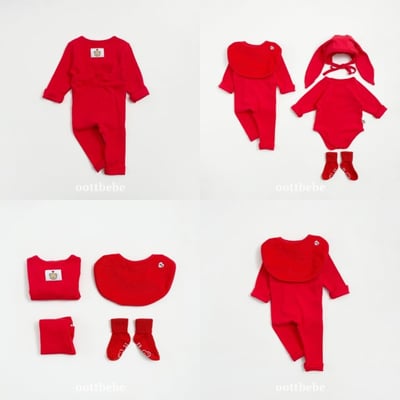 Oottbebe32｜(1y-7y) 	糖果色居家服套裝5