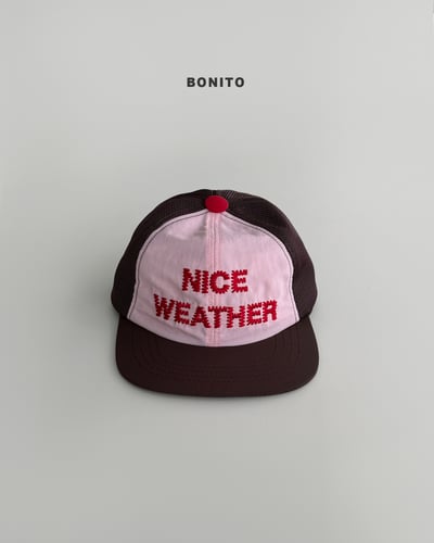 Bonito58｜(Free1y-8y) 4色字母鴨舌棒球帽5