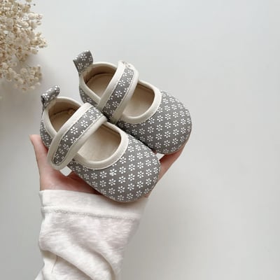 日系小花學步鞋5