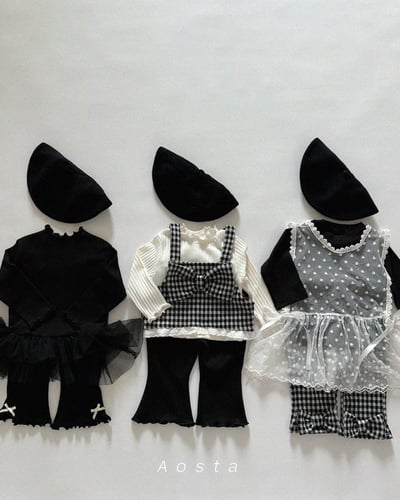 AOSTA25｜(6m-5y) 蝴蝶結小喇叭褲17