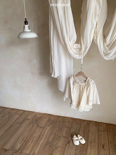 Bebe holic53｜(3m-18m) 花邊連帽開衫13