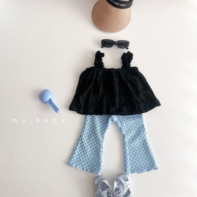 my_bebe34｜(80-120cm) 荷葉邊無袖上衣7