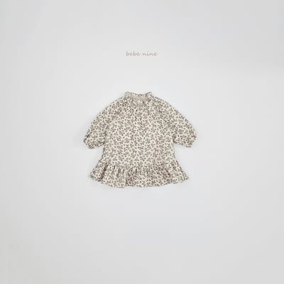 bebe nine42 (65cm-115cm) 2色荷葉裙擺洋裝7