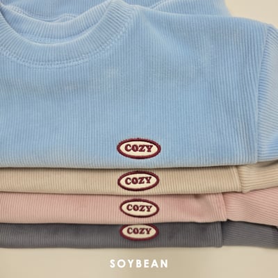 Soybean61｜(75cm-118cm) 絲絨壓紋休閒套裝4