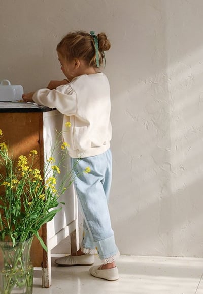 FLO07｜(free) 4色蝴蝶結滾邊髮夾3