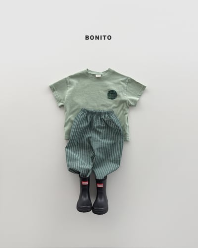 Bonito45｜(75cm-125cm) 4色格紋束腳慢跑褲11