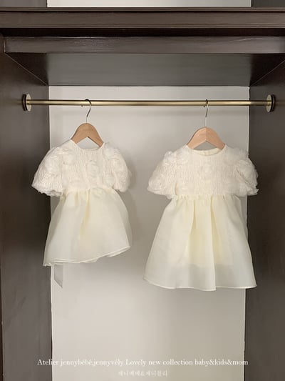 JE01｜(66-130cm) 玫瑰薄紗蓬蓬包屁洋裝17