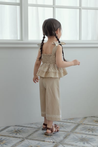 ROA16｜(6m-18m) 2色蕾絲荷葉波浪擺背心17