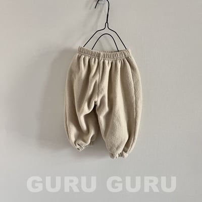 GURU GURU23｜(6m-24m) 2色簡約刷毛縮口套裝3