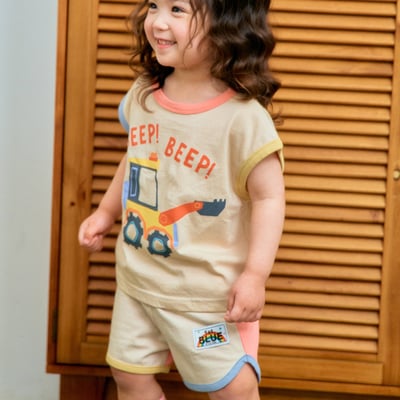 1st blue43｜(~93-118cm) 汽車印花上衣9