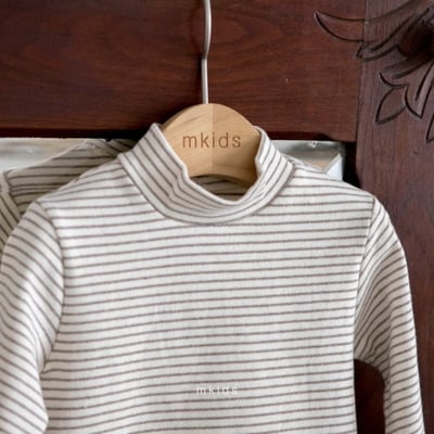 M-KIDS27｜(65-115cm) 2色立領內搭上衣2