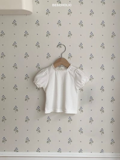 Bebe holic43｜(3m-18m) 蕾絲泡泡袖上衣9