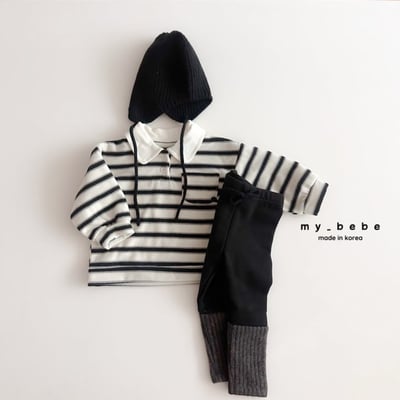 my_bebe18｜(-12m-7y) 刷毛撞色緊身褲9