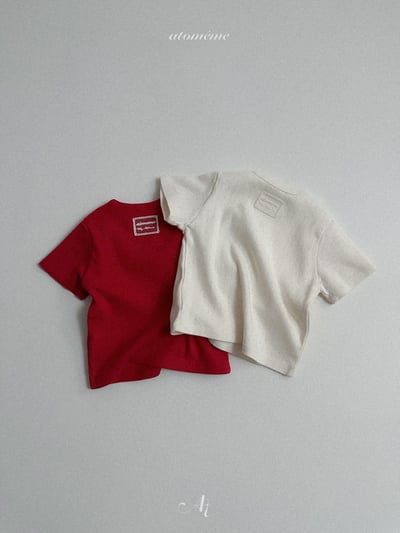 Atomeme24｜(70-110) 蕾絲小標短袖上衣19