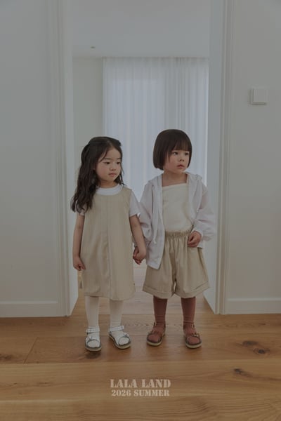 lala land51｜(75-120cm) 2色經典捲邊條紋短褲17