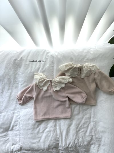 Bloom.b16｜(85cm-125cm) 蕾絲花瓣領上衣4