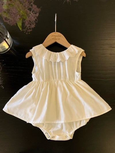 JE50｜(66-100cm) 無印花邊包屁衣/套裝21