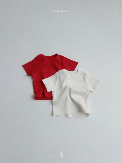 Atomeme24｜(70-110) 蕾絲小標短袖上衣14