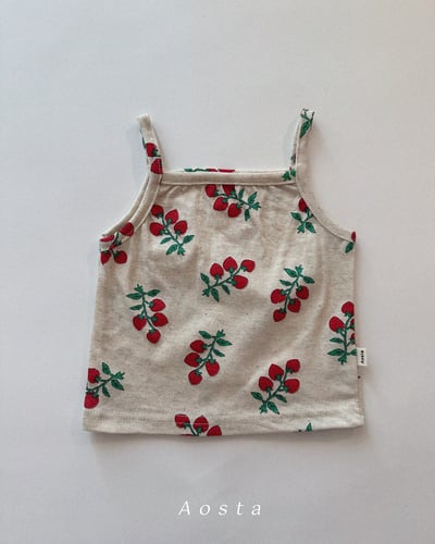 AOSTA24｜(6m-5y) 2款亞麻細肩小可愛6