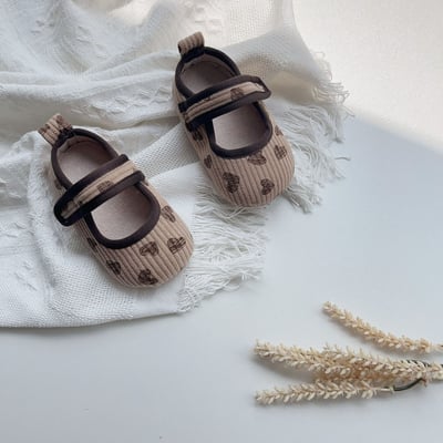 愛心毛絨線墊學步鞋5