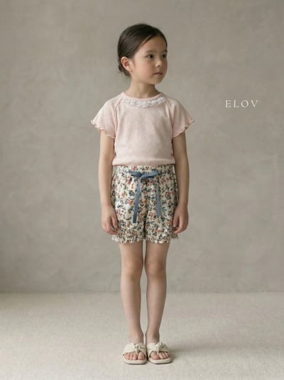 Mon petit20｜(73-118cm) 碎花抽繩短褲6