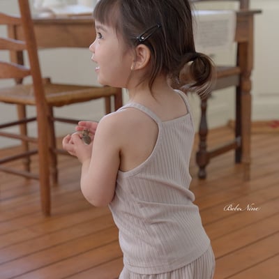 bebe nine48  (65cm-115cm) 3色無袖羅紋套裝11