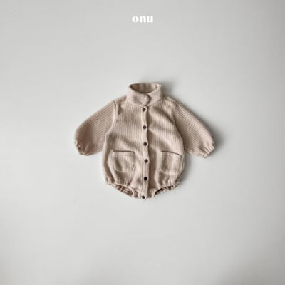 onu 02｜(6m-12m) 針織排扣包屁衣6