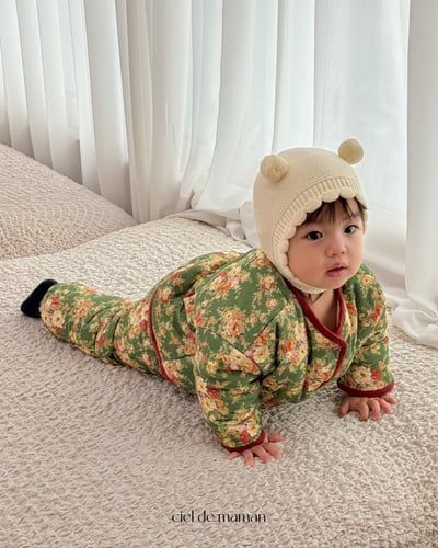 Cieldemaman14｜(76cm~94cm)  2色花花絎縫套裝11