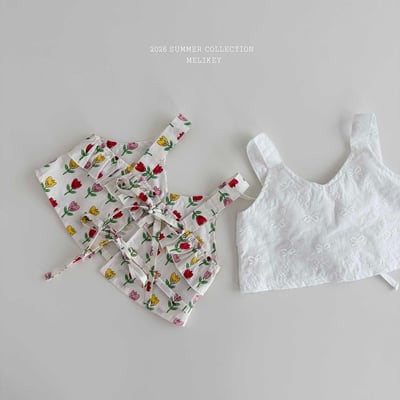 Melikey06｜(75-125cm) 印花綁帶背心1