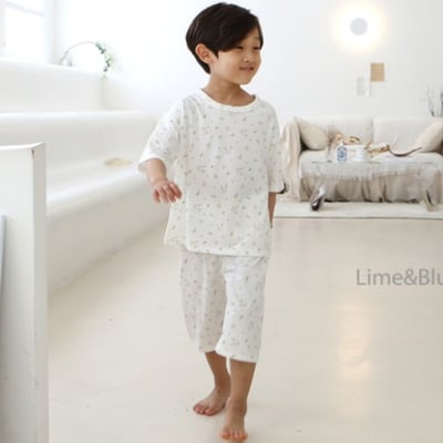 LIME&BLUE11｜(80-118cm)  黃油花居家服16