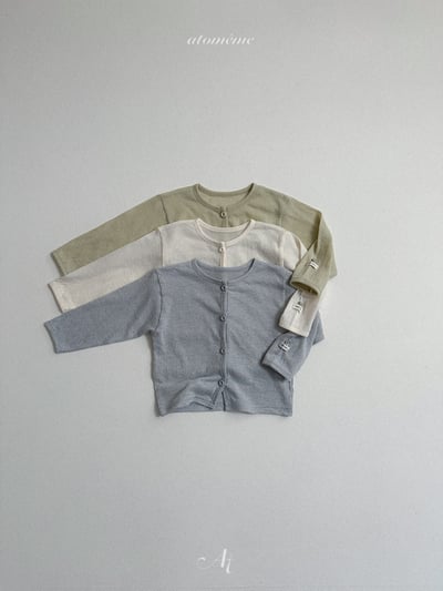 Atomeme06｜(70-110) 鈕扣設計開襟外套9