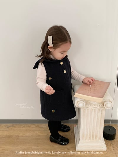 JE 649｜(80-110cm)  洋氣小香風背心裙15