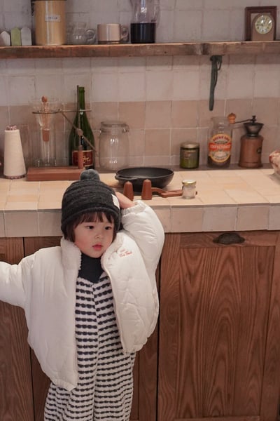 onu 14｜(70cm-115cm) 絨毛條紋連身褲17