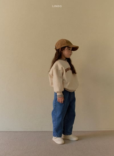 Lindo78｜(80cm-125cm) A字母燈芯絨棒球帽13