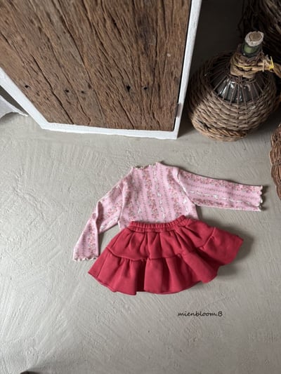 Bloom.b26｜(85cm-125cm) 荷葉刷毛褲裙12