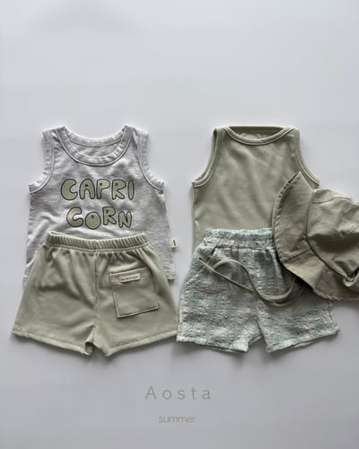 AOSTA57｜(6m-5y) 3款英文字母無袖背心19